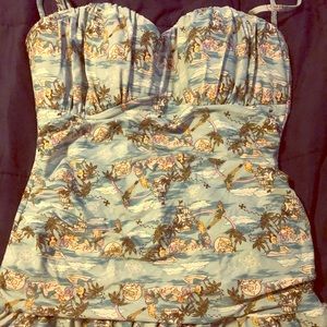 Plus size swimsuit worn once size XXL